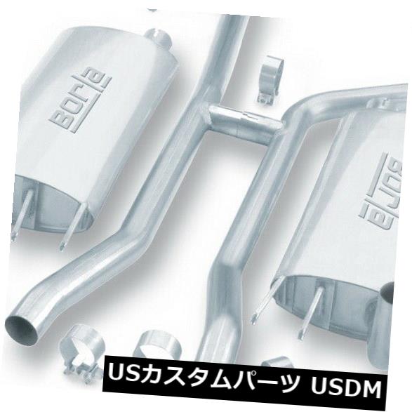 輸入マフラー Borla 14504ツーリングキャットバックエキゾーストシステムは94-96 Caprice Impalaに適合 Borla 14504 Touring Cat-Back Exhaust System Fits 94-96 Caprice Impala 【並行輸入品】