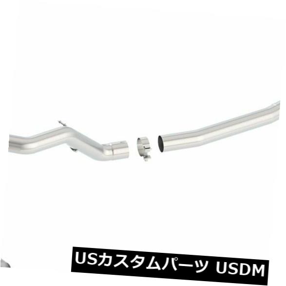 輸入マフラー Borla 16-17 Focus RSターボチャージ2.3Lシングルスプリット出口ATAKキャットバックエキゾースト Borla 16-17 Focus RS Turbocharged 2.3L Single Split Exit ATAK Catback Exhaust 【並行輸入品】