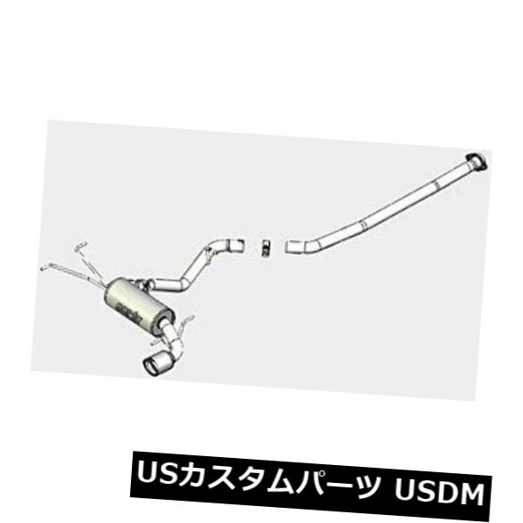 輸入マフラー スバルインプレッサ08-11 2.5L AT / MT AWD 4DR用Borla 140325キャットバックシステム Borla 140325 Cat-Back System for Subaru Impreza 08-11 2.5L AT/MT AWD 4DR 【並行輸入品】