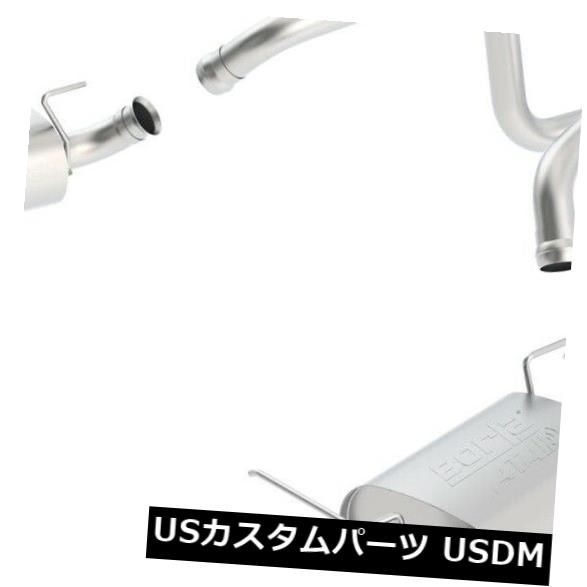 輸入マフラー Borla 140398 ATAK Cat-Back Exhaust System Fits 11-14 Mustang Borla 140398 ATAK Cat-Back Exhaust System Fits 11-14 Mustang 【並行輸入品】