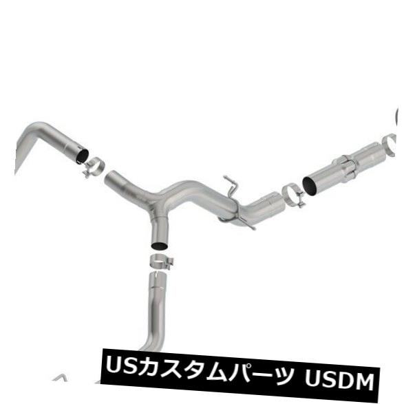 輸入マフラー Borla 140776BC ATAK Cat-Back Exhaust System Fits Sierra 1500 Silverado 1500 Borla 140776BC ATAK Cat-Back Exhaust System Fits Sierra 1500 Silverado 1500 【並行輸入品】