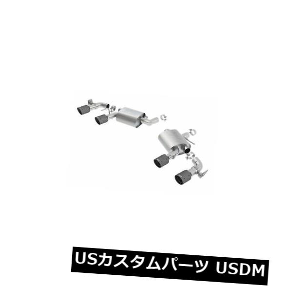 輸入マフラー 16-18カマロSS 6.2L V8（NPP＃11925CFBA付き）のBorlaアクスルバックエキゾーストATAK Borla Axle-Back Exhaust ATAK For 16-18 Camaro SS 6.2L V8 w/ NPP #11925CFBA 【並行輸入品】