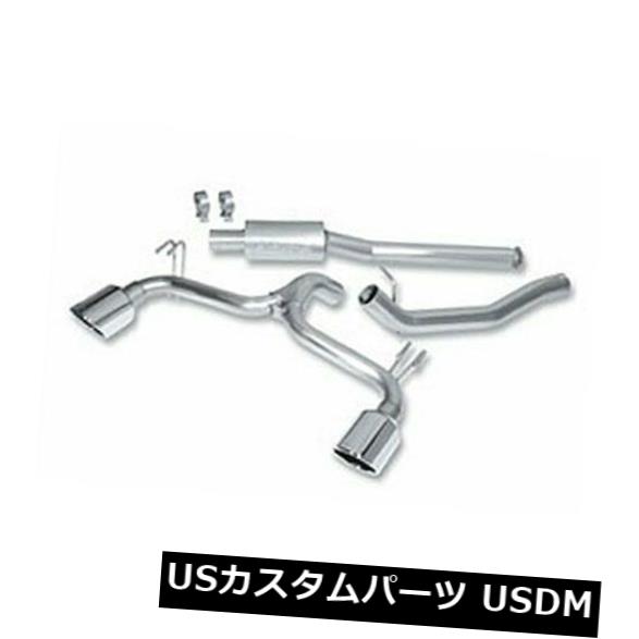 輸入マフラー Borla 140334キャットバック排気システム Borla 140334 Cat-Back Exhaust System 【並行輸入品】|カスタムパーツ WORLD倉庫