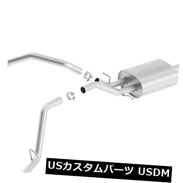 輸入マフラー Borla 140537BC ATAKキャットバックエキゾーストシステム Borla 140537BC ATAK Cat-Back Exhaust System 【並行輸入品】