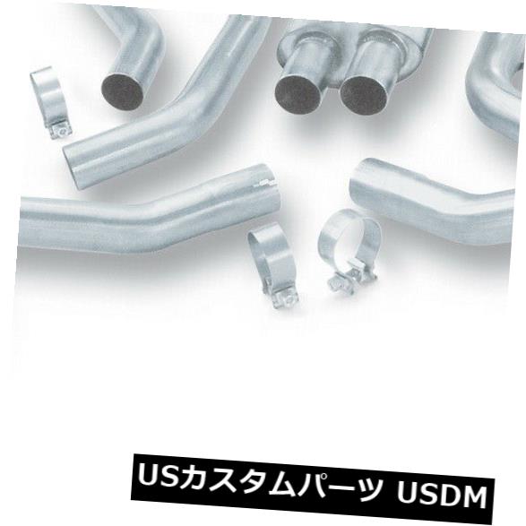 輸入マフラー Borla 14385 Sタイプキャットバックエキゾーストシステムは92-96コルベットに適合 Borla 14385 S-Type Cat-Back Exhaust System Fits 92-96 Corvette 【並行輸入品】