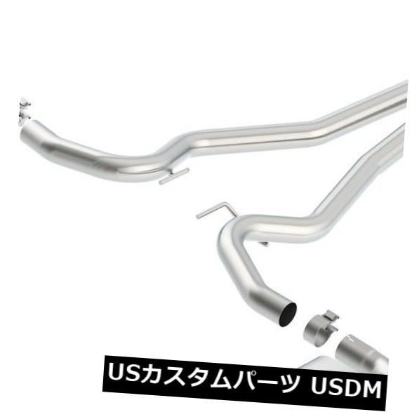 輸入マフラー Borla 140590 Sタイプキャットバックエキゾーストシステムは15-17マスタングに適合 Borla 140590 S-Type Cat-Back Exhaust System Fits 15-17 Mustang 【並行輸入品】