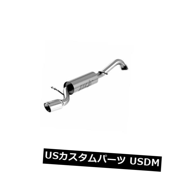 輸入マフラー Borla 11897-Sタイプのステンレス製シングルリアセクションエキゾーストシステム Borla 11897 - S-Type Stainless Steel Single Rear Section Exhaust System 【並行輸入品】