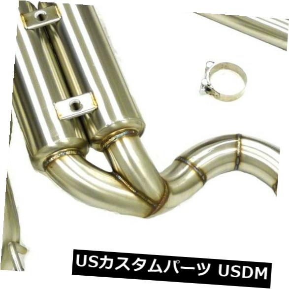 輸入マフラー Becker Stainless Catback Exhaust Fits 2012 & 2013 Golf R MK-6 【並行輸入品】