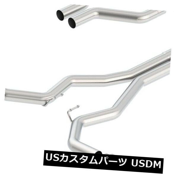 輸入マフラー Borla 140629 Sタイプキャットバックエキゾーストシステムはフォード15-17マスタングに適合 Borla 140629 S-Type Cat-Back Exhaust System Fits Ford 15-17 Mustang 【並行輸入品】