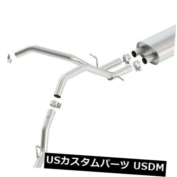 輸入マフラー Borla 140429 Sタイプキャットバックエキゾーストシステム Borla 140429 S-Type Cat-Back Exhaust System 【並行輸入品】