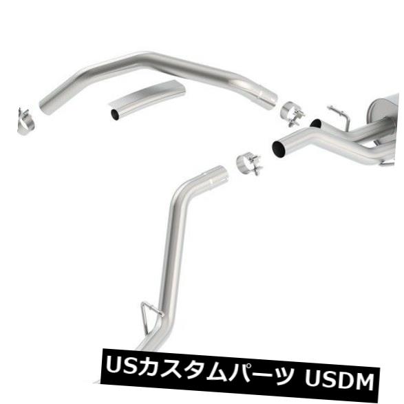 輸入マフラー Borla 140718 ATAK Cat-Back Exhaust System Fits Sierra 1500 Silverado 1500 Borla 140718 ATAK Cat-Back Exhaust System Fits Sierra 1500 Silverado 1500 【並行輸入品】
