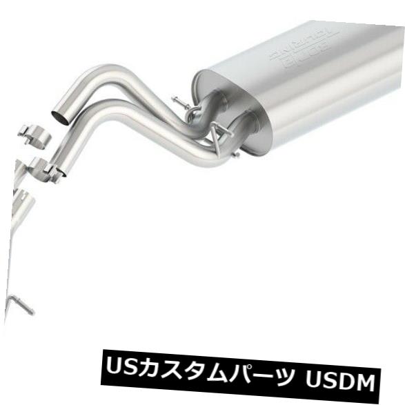 輸入マフラー Borla 140559ツーリングキャットバックエキゾーストシステムは15-20エスカレードユーコンに適合 Borla 140559 Touring Cat-Back Exhaust System Fits 15-20 Escalade Yukon 【並行輸入品】