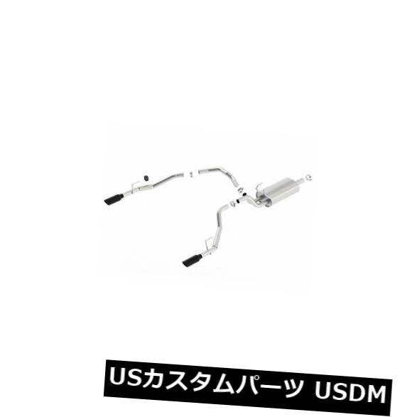 輸入マフラー 09-18 RAM 1500 5.7L V8#140552BCのBorla Cat-Back Exhaust Touring Borla Cat-Back Exhaust Touring For 09-18 RAM 1500 5.7L V8 #140552BC 【並行輸入品】|カスタムパーツ WORLD倉庫