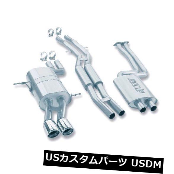 輸入マフラー Borla 140084 Cat-Back Exhaust 01-05 BMW 325/330i & Ci 2.5L/3.0L RWD 2+4 DR 【並行輸入品】
