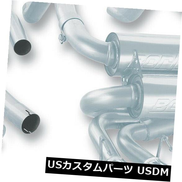 輸入マフラー Borla 140128 S-Type Cat-Back System 05-08 CORVETTE Borla 140128 S-Type Cat-Back System 05-08 CORVETTE 【並行輸入品】