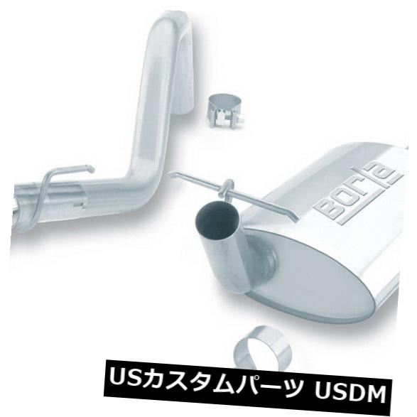 輸入マフラー Borla 14364ツーリングキャットバックエキゾーストシステムは91-95ラングラーに適合 Borla 14364 Touring Cat-Back Exhaust System Fits 91-95 Wrangler 【並行輸入品】