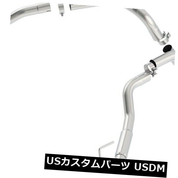 輸入マフラー Borla 140308BC SタイプCat-Backエキゾーストシステムは1500 1500 Classic Ram 1500に適合 Borla 140308BC S-Type Cat-Back Exhaust System Fits 1500 1500 Classic Ram 1500 【並行輸入品】
