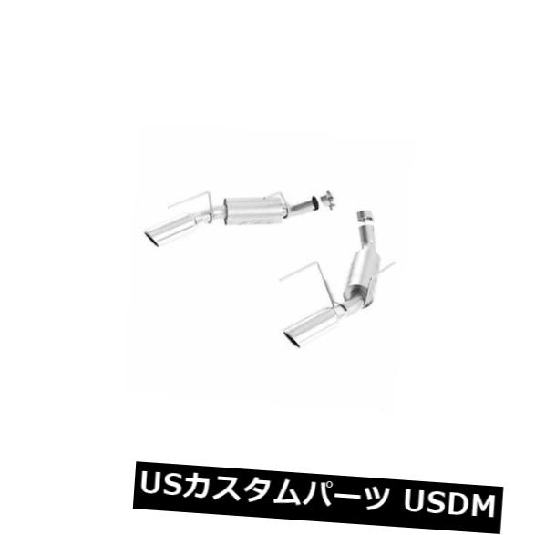 輸入マフラー Borla 11806-ATAKステンレススチール製シングルリアセクション排気システム Borla 11806 - ATAK Stainless Steel Single Rear Section Exhaust System 【並行輸入品】