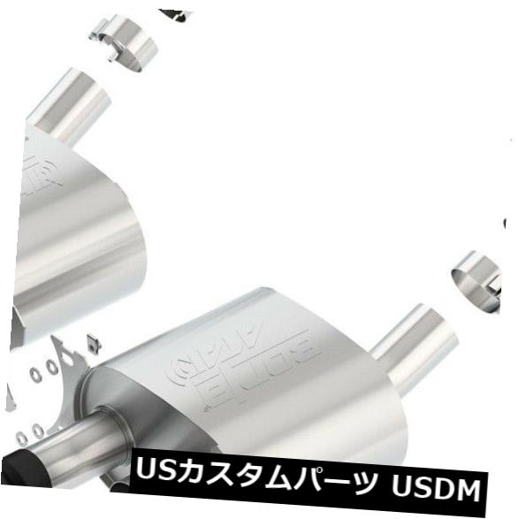 輸入マフラー Borla 11856CB ATAKアクスルバック排気システムは14-19コルベットに適合 Borla 11856CB ATAK Axle-Back Exhaust System Fits 14-19 Corvette 【並行輸入品】