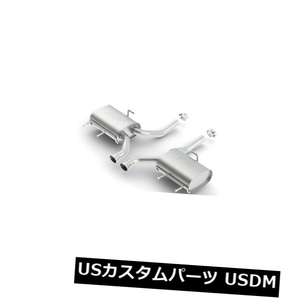 輸入マフラー Borla 11824ツーリングアクスルバックエキゾーストシステムは11-14 CTSに適合 Borla 11824 Touring Axle-Back Exhaust System Fits 11-14 CTS 【並行輸入品】