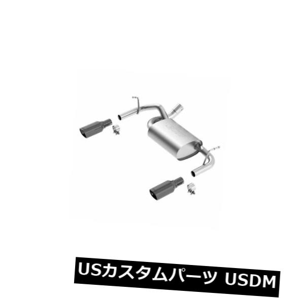 輸入マフラー Borla 11834BC-ツーリングシングルリアセクションエキゾーストシステム(スプリットリアエグジット) Borla 11834BC - Touring Single Rear Section Exhaust System (Split Rear Exit) 【並行輸入品】|カスタムパーツ WORLD倉庫