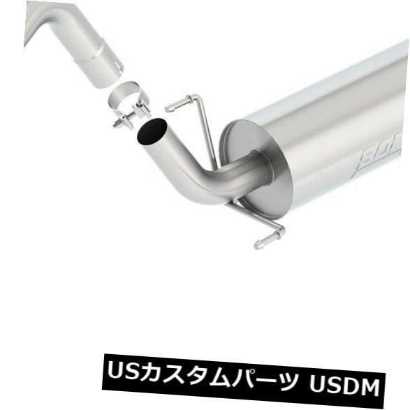 輸入マフラー Borla 140521ツーリングキャットバックエキゾーストシステムは10-14 FJクルーザーに適合 Borla 140521 Touring Cat-Back Exhaust System Fits 10-14 FJ Cruiser 【並行輸入品】｜カスタムパーツ WORLD倉庫