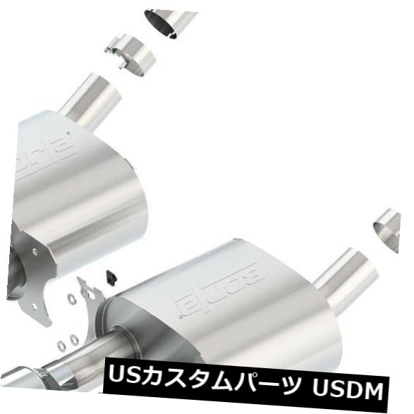 輸入マフラー Borla 11902 Sタイプアクスルバックエキゾーストシステムは15-18コルベットに適合 Borla 11902 S-Type Axle-Back Exhaust System Fits 15-18 Corvette 【並行輸入品】