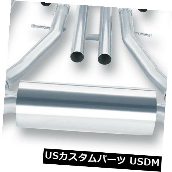 輸入マフラー Borla 140260 Sタイプキャットバックエキゾーストシステムは08-13 G37に適合 Borla 140260 S-Type Cat-Back Exhaust System Fits 08-13 G37 【並行輸入品】