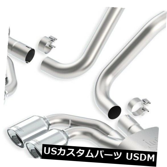 輸入マフラー Borla 140428 ATAK Cat-Back Exhaust System Fits 97-04 Corvette Borla 140428 ATAK Cat-Back Exhaust System Fits 97-04 Corvette 【並行輸入品】