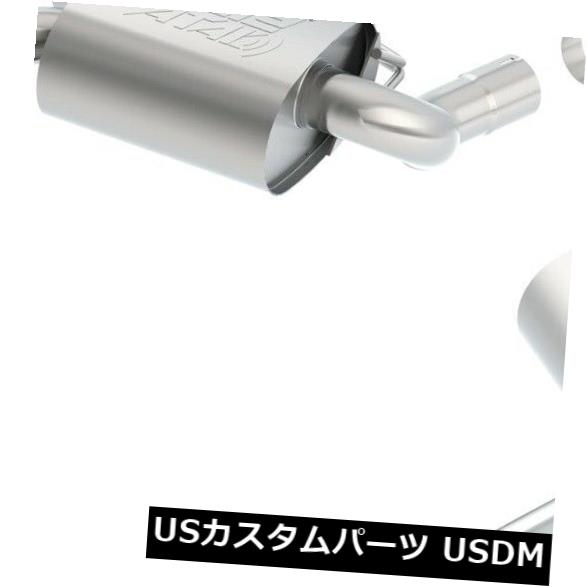 輸入マフラー 16-20カマロに適合するBorla 11925 ATAKアクスルバックエキゾーストシステム Borla 11925 ATAK Axle-Back Exhaust System Fits 16-20 Camaro 【並行輸入品】