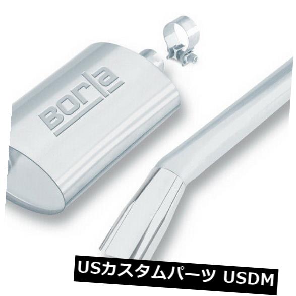 輸入マフラー Borla 14572ツーリングキャットバックエキゾーストシステムは81-86 CJ7に適合 Borla 14572 Touring Cat-Back Exhaust System Fits 81-86 CJ7 【並行輸入品】