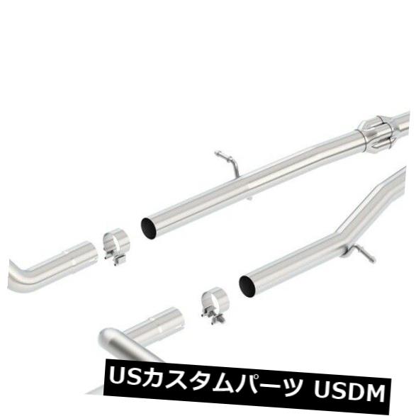 輸入マフラー Borla 140736 Sタイプキャットバックエキゾーストシステムは18-19スティンガーに適合 Borla 140736 S-Type Cat-Back Exhaust System Fits 18-19 Stinger 【並行輸入品】