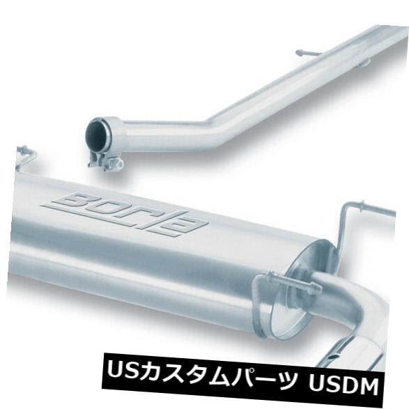 輸入マフラー Borla 14411 Sタイプキャットバックエキゾーストシステムは90-97 Miataに適合 Borla 14411 S-Type Cat-Back Exhaust System Fits 90-97 Miata 【並行輸入品】|カスタムパーツ WORLD倉庫