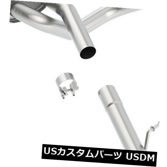 輸入マフラー Borla 11743 Sタイプアクスルバックエキゾーストシステムは05-10 tCに適合 Borla 11743 S-Type Axle-Back Exhaust System Fits 05-10 tC 【並行輸入品】