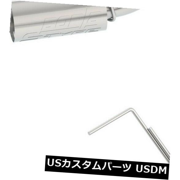 輸入マフラー Borla 11777 Sタイプアクスルバックエキゾーストシステムは10個のマスタングに適合 Borla 11777 S-Type Axle-Back Exhaust System Fits 10 Mustang 【並行輸入品】|カスタムパーツ WORLD倉庫