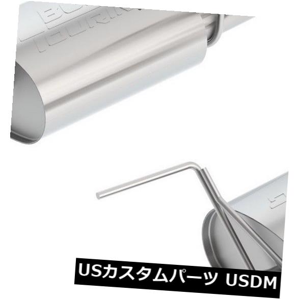 輸入マフラー Borla 11752ツーリングアクスルバックエキゾーストシステムは05-09マスタングに適合 Borla 11752 Touring Axle-Back Exhaust System Fits 05-09 Mustang 【並行輸入品】