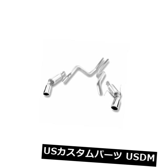 輸入マフラー Borla 140135-Sタイプステンレスデュアルキャットバックエキゾーストシステム Borla 140135 - S-Type Stainless Steel Dual Cat-Back Exhaust System 【並行輸入品】|カスタムパーツ WORLD倉庫