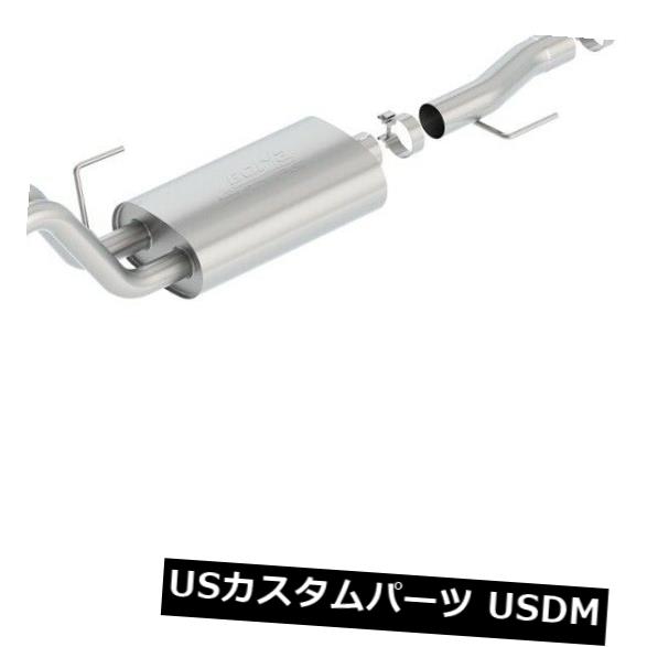 輸入マフラー 140618 Borla 140618 Sタイプキャットバックエキゾーストシステムは15 19 F 150に適合 140618 Borla 140618 S Type Cat Back Exhaust System Fits 15 19 F 150 【並行輸入品】｜カスタムパーツ WORLD倉庫