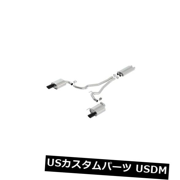 輸入マフラー マスタング2.3L EcoBoost EC-Type 2015-2017用Borla Catバックエキゾースト＃1014040BC Borla Cat Back Exhaust # 1014040BC for Mustang 2.3L EcoBoost EC-Type 2015-2017 【並行輸入品】