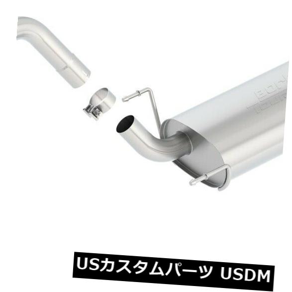 輸入マフラー Borla 140379ツーリングキャットバックエキゾーストシステムは10-19 4Runnerに適合 Borla 140379 Touring Cat-Back Exhaust System Fits 10-19 4Runner 【並行輸入品】