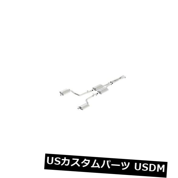 輸入マフラー Borla 140448ツーリングキャットバックエキゾーストシステムは11-14 300充電器に適合 Borla 140448 Touring Cat-Back Exhaust System Fits 11-14 300 Charger 【並行輸入品】