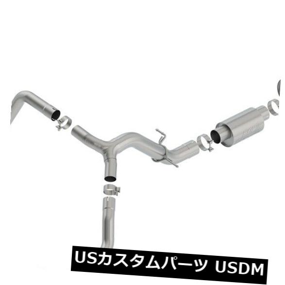 輸入マフラー Borla 140783 SタイプキャットバックエキゾーストシステムはSierra 1500 Silverado 1500に適合 Borla 140783 S-Type Cat-Back Exhaust System Fits Sierra 1500 Silverado 1500 【並行輸入品】