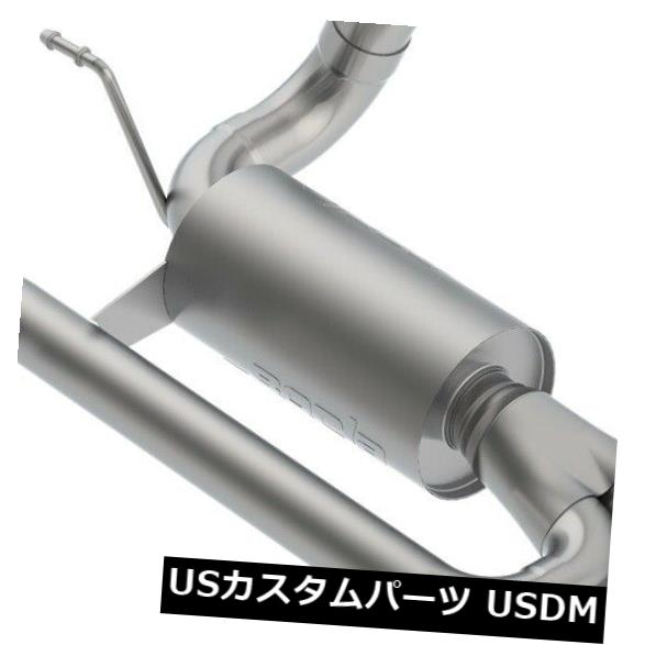 輸入マフラー Borla 11957 ATAKアクスルバックエキゾーストシステムは18-19ラングラー（JL）に適合 Borla 11957 ATAK Axle-Back Exhaust System Fits 18-19 Wrangler (JL) 【並行輸入品】