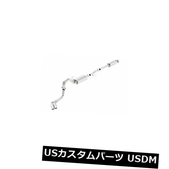輸入マフラー 15-16 Ford F-150 EcoBoost Ext Cab Stdベッド用Borla Catbackエキゾーストツーリングサイド Borla Catback Exhaust Touring Side for 15-16 Ford F-150 EcoBoost Ext Cab Std Bed 【並行輸入品】|カスタムパーツ WORLD倉庫