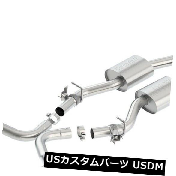 輸入マフラー Borla 140722 Cat-Backエキゾーストシステムは17?19 300充電器に適合 Borla 140722 Cat-Back Exhaust System Fits 17-19 300 Charger 【並行輸入品】