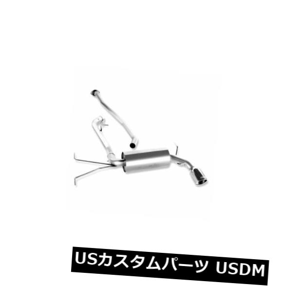 輸入マフラー Borla 140325-Sタイプステンレス製シングルキャットバックエキゾーストシステム Borla 140325 - S-Type Stainless Steel Single Cat-Back Exhaust System 【並行輸入品】