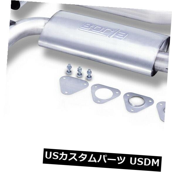 輸入マフラー Borla 14555 Sタイプキャットバック調整 排気システムは95カマロファイアバードに適合 Borla 14555 S-Type Cat-Back Adj. Exhaust System Fits 95 Camaro Firebird 【並行輸入品】