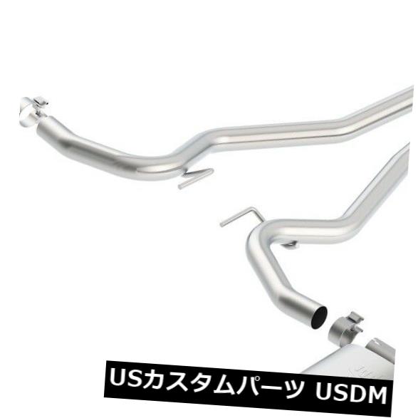 輸入マフラー Borla 140584 Sタイプキャットバックエキゾーストシステムは15-20ムスタングに適合 Borla 140584 S-Type Cat-Back Exhaust System Fits 15-20 Mustang 【並行輸入品】