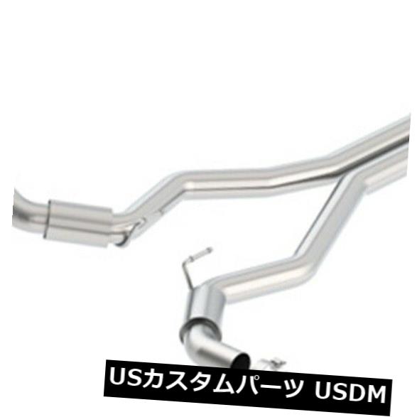 輸入マフラー Borla 140745BC Sタイプキャットバックエキゾーストシステムは18-19マスタングに適合 Borla 140745BC S-Type Cat-Back Exhaust System Fits 18-19 Mustang 【並行輸入品】
