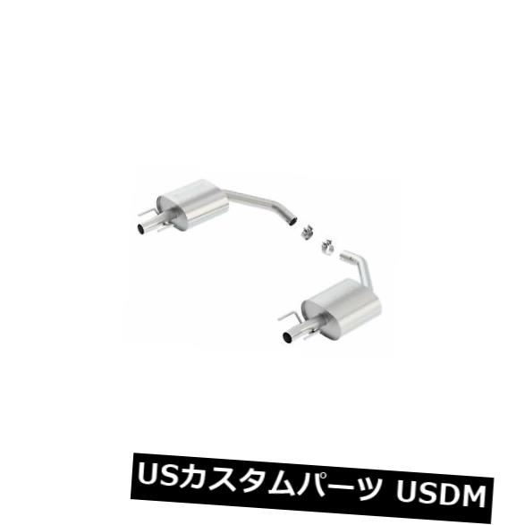 輸入マフラー 16-18マリブ2.0L FWD＃11936用BorlaアクスルバックエキゾーストSタイプ Borla Axle-Back Exhaust S-Type For 16-18 Malibu 2.0L FWD #11936 【並行輸入品】